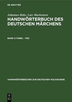 Mackensen / Bolte |  Fabel - Fee | Buch |  Sack Fachmedien