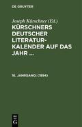 Kürschner |  1894 | eBook | Sack Fachmedien