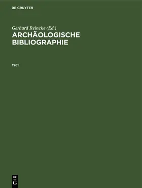 Reincke |  1961 | eBook | Sack Fachmedien