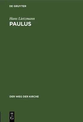Lietzmann |  Paulus | Buch |  Sack Fachmedien