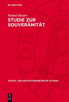 Meister |  Studie zur Souveränität | Buch |  Sack Fachmedien