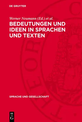 Techtmeier / Neumann |  Bedeutungen und Ideen in Sprachen und Texten | Buch |  Sack Fachmedien