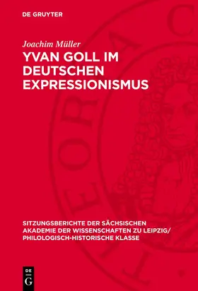 Müller |  Yvan Goll im Deutschen Expressionismus | eBook | Sack Fachmedien