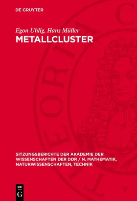 Müller / Uhlig |  Metallcluster | Buch |  Sack Fachmedien