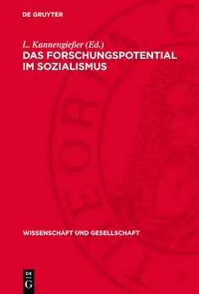 Kannengießer |  Das Forschungspotential im Sozialismus | Buch |  Sack Fachmedien