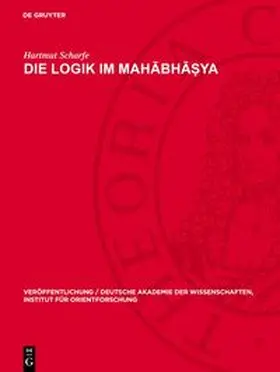 Scharfe |  Die Logik im Mah¿bh¿s¿ya | Buch |  Sack Fachmedien