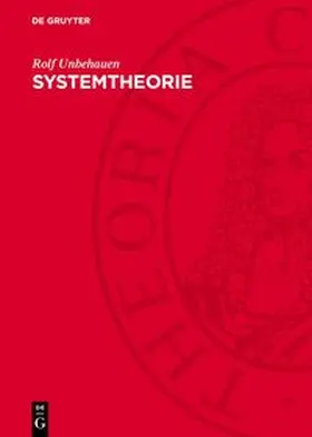 Unbehauen |  Systemtheorie | Buch |  Sack Fachmedien