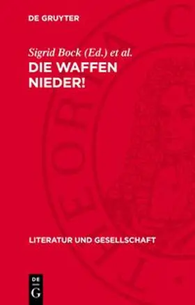 Bock / Klein / Scholze |  Die Waffen nieder! | Buch |  Sack Fachmedien