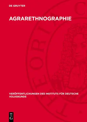 NoContributor |  Agrarethnographie | Buch |  Sack Fachmedien