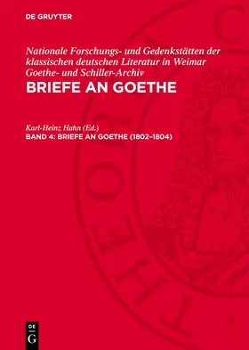 Hahn |  1802–1804 | eBook | Sack Fachmedien