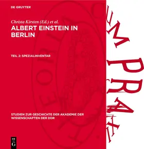 Kirsten / Treder | Spezialinventar | Buch | 978-3-11-271026-5 | www.sack.de