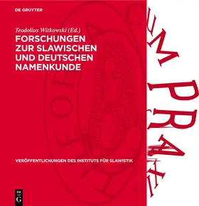 Witkowski |  Forschungen zur slawischen und deutschen Namenkunde | Buch |  Sack Fachmedien
