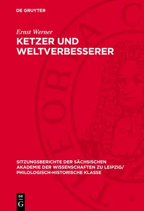 Werner |  Ketzer und Weltverbesserer | Buch |  Sack Fachmedien