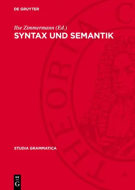 Zimmermann | Syntax und Semantik | Buch | 978-3-11-271200-9 | www.sack.de