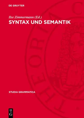 Zimmermann |  Syntax und Semantik | eBook | Sack Fachmedien