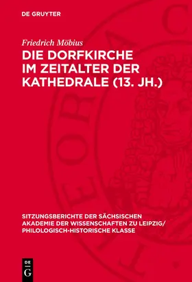Möbius |  Die Dorfkirche im Zeitalter der Kathedrale (13. Jh.) | eBook | Sack Fachmedien