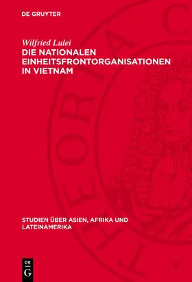 Lulei |  Die nationalen Einheitsfrontorganisationen in Vietnam | eBook | Sack Fachmedien