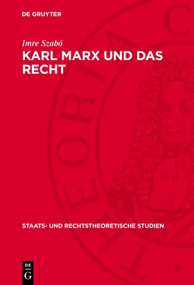 Szabó |  Karl Marx und das Recht | eBook | Sack Fachmedien