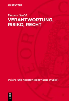 Seidel |  Verantwortung, Risiko, Recht | eBook | Sack Fachmedien