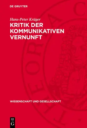 Krüger |  Kritik der kommunikativen Vernunft | eBook | Sack Fachmedien