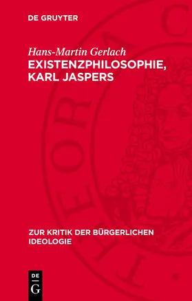 Gerlach |  Existenzphilosophie, Karl Jaspers | Buch |  Sack Fachmedien