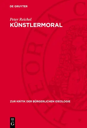 Reichel |  Künstlermoral | Buch |  Sack Fachmedien