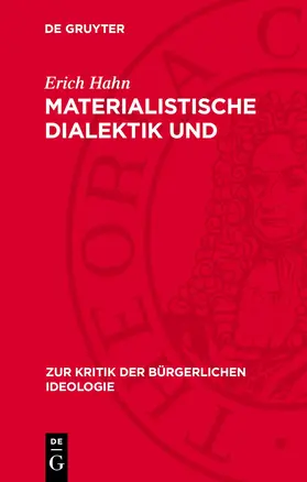 Hahn |  Materialistische Dialektik und Klassenbewußtsein | eBook | Sack Fachmedien