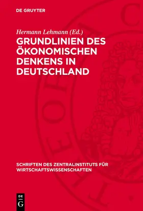 Lehmann |  Grundlinien des ökonomischen Denkens in Deutschland | eBook | Sack Fachmedien