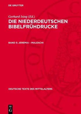 Ising |  Jeremia – Maleachi | eBook | Sack Fachmedien