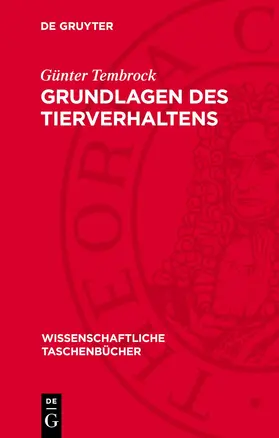Tembrock |  Grundlagen des Tierverhaltens | eBook | Sack Fachmedien