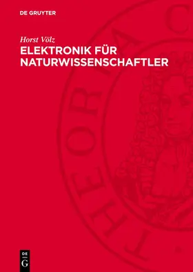 Völz |  Elektronik für Naturwissenschaftler | Buch |  Sack Fachmedien