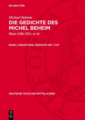 Gille / Beheim / Spriewald | Einleitung. Gedichte Nr. 1–147 | E-Book | www.sack.de