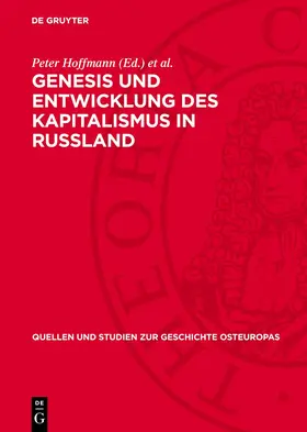 Lemke / Hoffmann |  Genesis und Entwicklung des Kapitalismus in Russland | Buch |  Sack Fachmedien