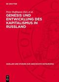 Hoffmann / Lemke |  Genesis und Entwicklung des Kapitalismus in Russland | Buch |  Sack Fachmedien
