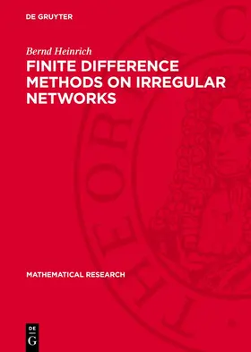 Heinrich |  Finite Difference Methods on Irregular Networks | Buch |  Sack Fachmedien