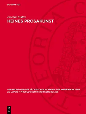 Müller |  Heines Prosakunst | eBook | Sack Fachmedien