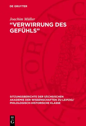 Müller |  „Verwirrung des Gefühls“ | eBook | Sack Fachmedien
