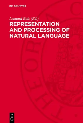 Bolc |  Representation and Processing of Natural Language | eBook | Sack Fachmedien