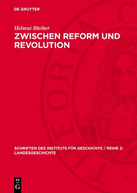 Bleiber |  Zwischen Reform und Revolution | Buch |  Sack Fachmedien