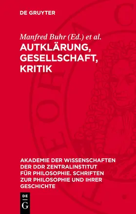 Buhr / Förster |  Autklärung, Gesellschaft, Kritik | Buch |  Sack Fachmedien