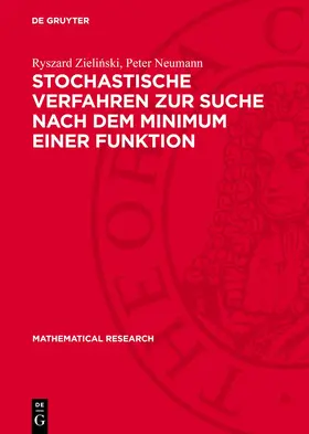 Zielinski / Zielinski / Neumann |  Stochastische Verfahren zur Suche nach dem Minimum einer Funktion | eBook | Sack Fachmedien