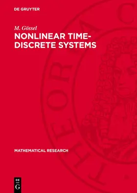 Gössel |  Nonlinear Time-discrete Systems | eBook | Sack Fachmedien