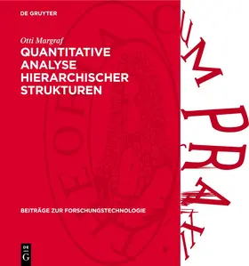 Margraf |  Quantitative Analyse hierarchischer Strukturen | eBook | Sack Fachmedien