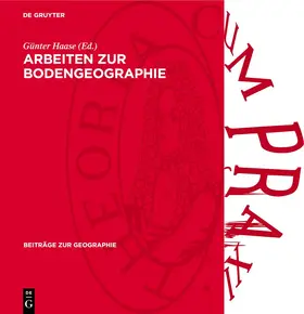 Haase |  Arbeiten zur Bodengeographie | Buch |  Sack Fachmedien
