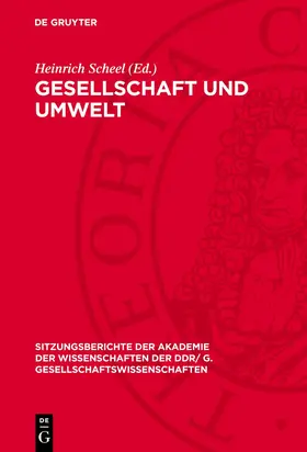 Scheel |  Gesellschaft und Umwelt | Buch |  Sack Fachmedien