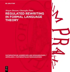 Dassow / Paun / Paun |  Regulated Rewriting in Formal Language Theory | eBook | Sack Fachmedien