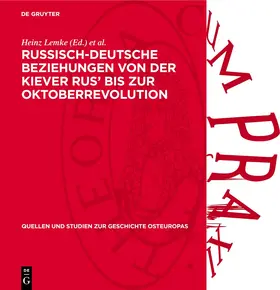 Lemke / Widera |  Russisch-Deutsche Beziehungen von der Kiever Rus’ bis zur Oktoberrevolution | eBook | Sack Fachmedien