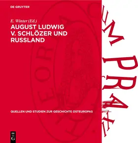 Winter |  August Ludwig v. Schlözer und Russland | Buch |  Sack Fachmedien