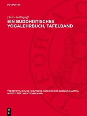 Schlingloff |  Ein Buddhistisches Yogalehrbuch, Tafelband | Buch |  Sack Fachmedien