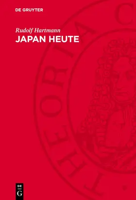 Hartmann |  Japan heute | Buch |  Sack Fachmedien